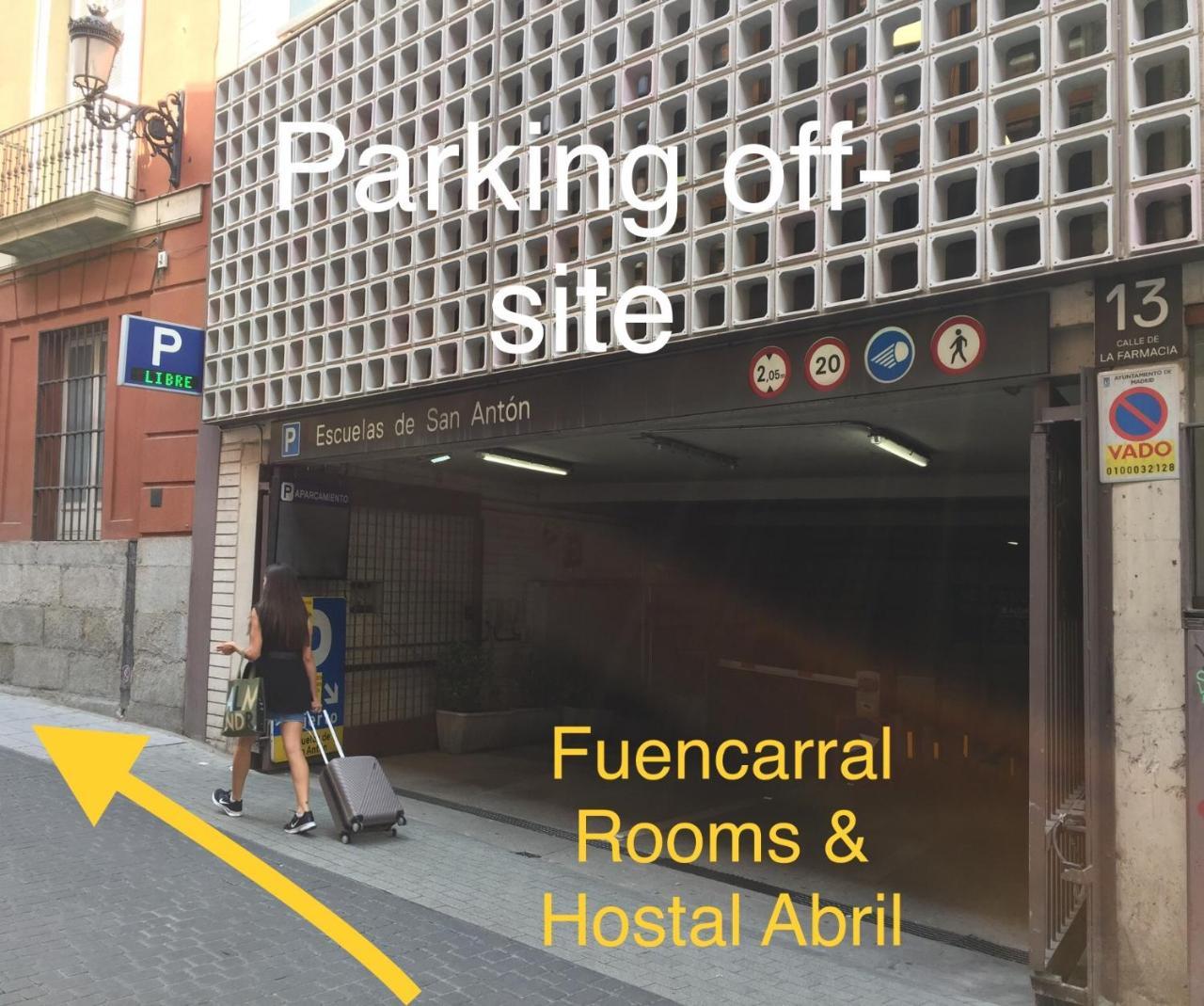 Hostal Abril Madrid Exteriör bild